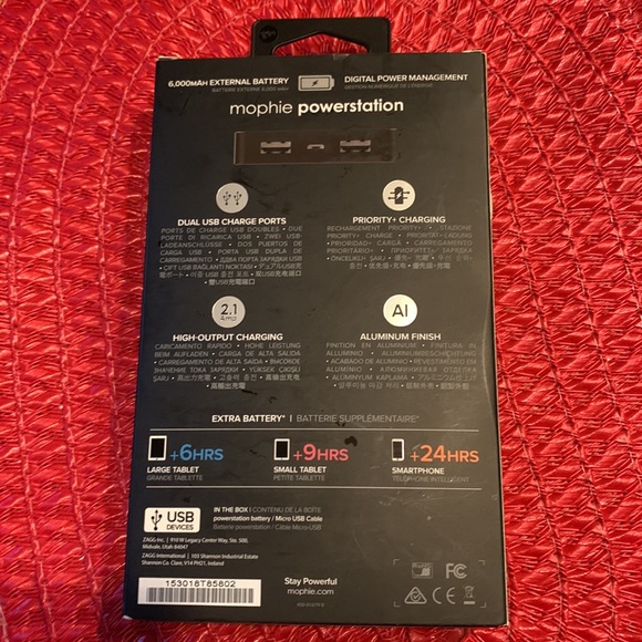 Mophie Powerstation-Dual Port USB Charger-External Battery. - Picture 2 of 2